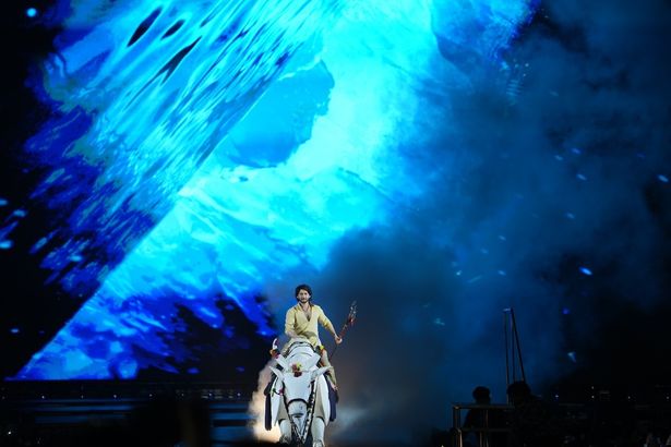 インドのハイデラバードで行われた制作発表イベント