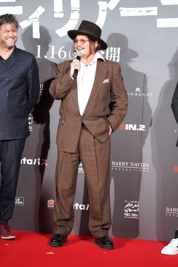 約8年半ぶりの来日となったジョニー・デップ