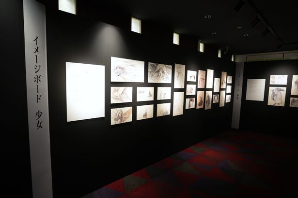 3つのテーマに分けられてイメージボードは展示されている