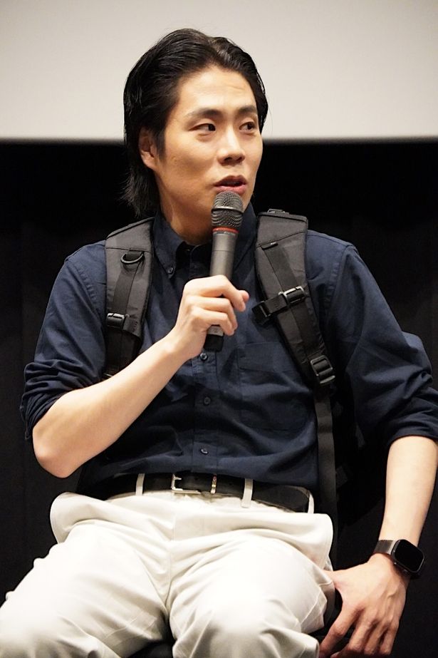 スタジオA24×ハピネットファントム・スタジオ配給作品の特別上映会、トークショーの様子