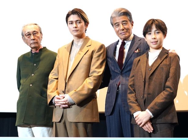 舘ひろし、眞栄田郷敦、尾上眞秀、木村大作キャメラマンが『港のひかり』の公開記念舞台挨拶で爆笑トークを展開！