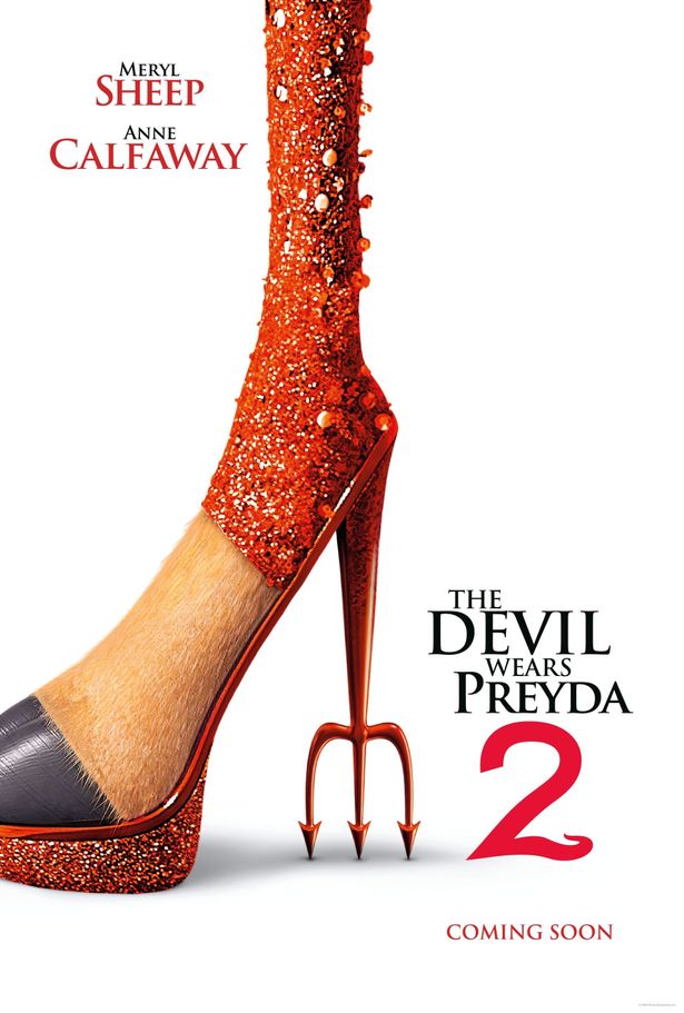 『プラダを着た悪魔２』が『モフモフを着た悪魔２』に