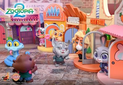 キュートなアニマルがフィギュアで大集合！(「【コスビ】『ズートピア２』ジオラマ・コレクション」)