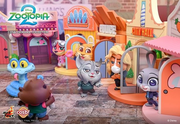 キュートなアニマルがフィギュアで大集合！(「【コスビ】『ズートピア２』ジオラマ・コレクション」)