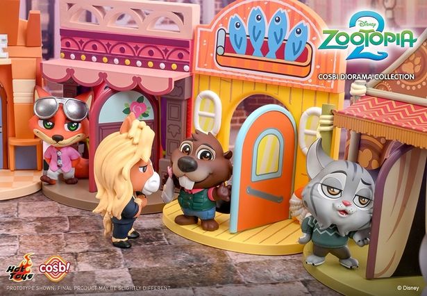 扉は開閉が可能になっている(「【コスビ】『ズートピア２』ジオラマ・コレクション」)
