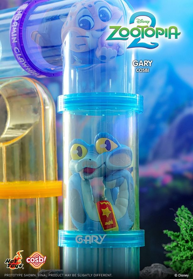 物語の鍵を握るへびのゲイリー(「【コスビ】『ズートピア２』シリーズ1 ウォータースライダー」)