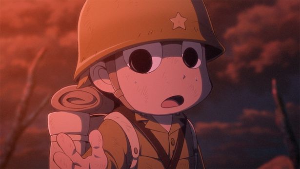 中村が演じた、どこまでもまっすぐな性格の吉敷。田丸と共に必ず生きて帰ることを誓う