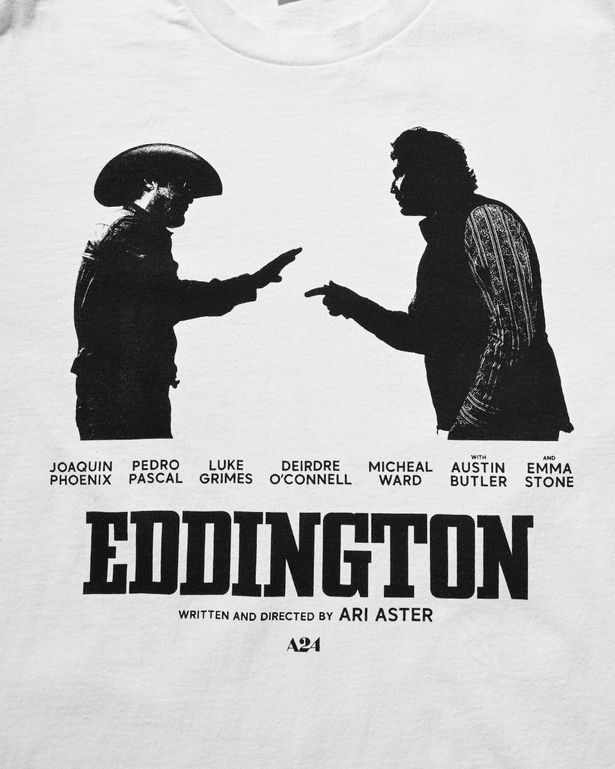 キャスト名とタイトルロゴ、A24のクレジットを載せた、作品の空気をそのまま纏える仕上がり