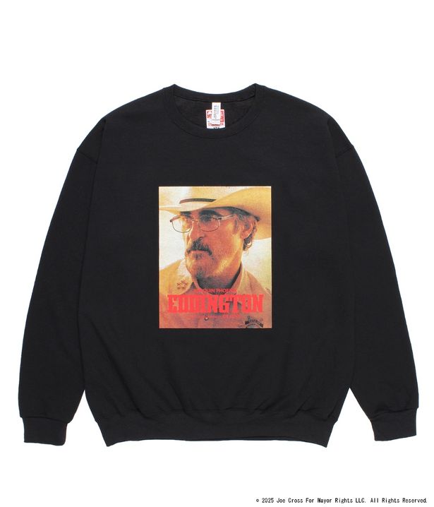 『エディントンへようこそ』× WACKO MARIA スウェットシャツB LACK