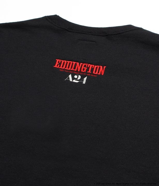 背面には『エディントンへようこそ』とA24のロゴがデザインされている