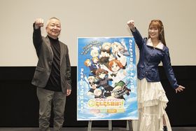 『ガールズ＆パンツァー もっとらぶらぶ作戦です！ 第1幕』のマスコミ向け試写会に監督＆渕上舞が登壇