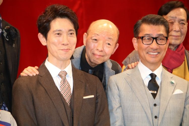 中井貴一と佐々木蔵之介が、坂田利夫と木下ほうかの結婚を応援