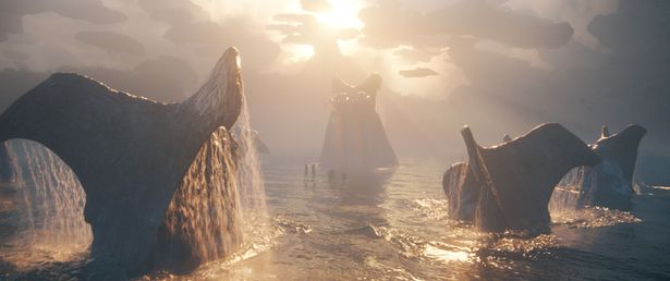 クジラに似た巨大生物のトゥルクン。ナヴィ族と交信することができる