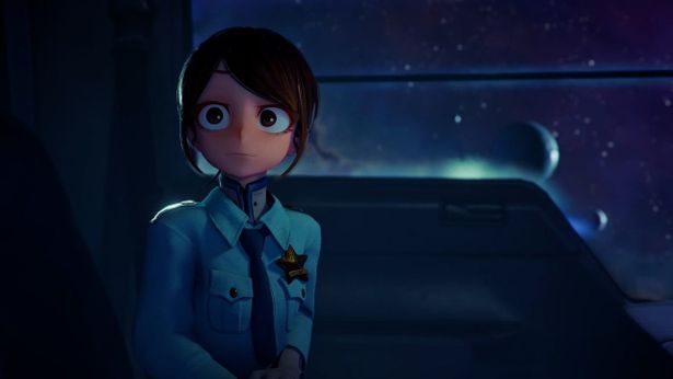 銀京府警察署の巡査、リョーコが登場する新場面写真