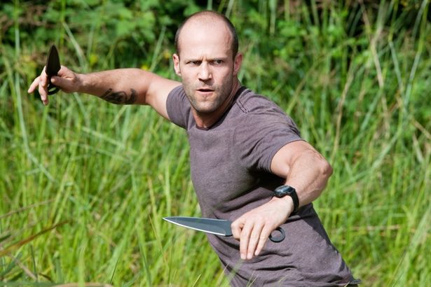 ステイサムが演じたナイフの達人リー・クリスマス(『エクスペンダブルズ』)