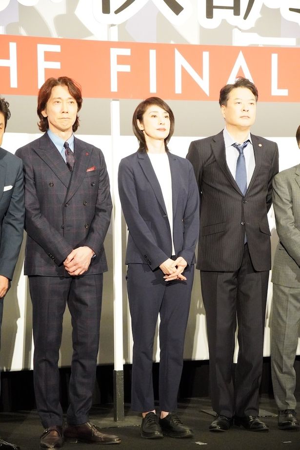 『緊急取調室 THE FINAL』初日舞台挨拶の様子