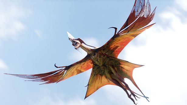 空の生態系の頂点に立つレオノプテリクス(『アバター』)