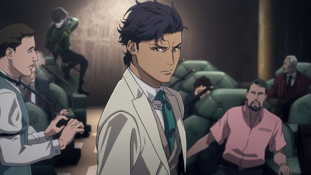 地球連邦軍の大佐、ケネス・スレッグ。ハサウェイの正体がマフティーではないかと推察している