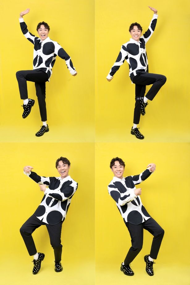 【写真を見る】腕を大きく上げて『酔拳』のポーズ！いますぐ真似したい、よしお兄さん流“ジャッキー・チェンたいそう”