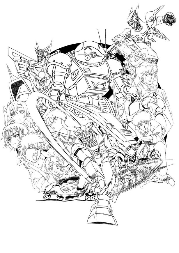 【写真を見る】「ガンダム」「犬夜叉」「ラブライブ！」…サンライズを彩ってきた作品がティザービジュアルに集結！