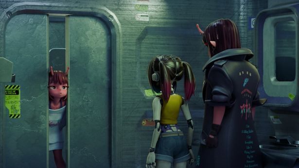 ミルキー☆サブウェイが暴走し、扉に顔が挟まってしまったチハル