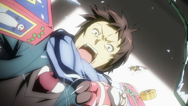 クリスマスを目前に控えたある日、キョンはいつもと違う世界に迷い込んでしまう(劇場版『涼宮ハルヒの消失』)