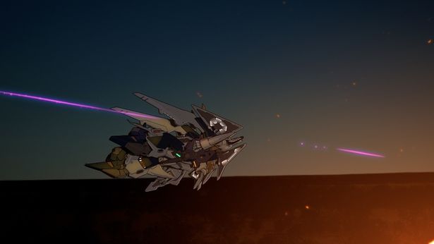 モビルスーツによる空中戦にも注目！
