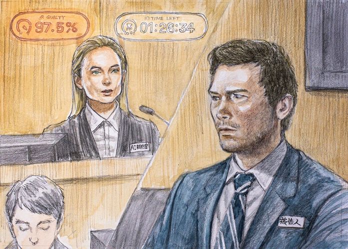 AI相手の崖っぷち裁判、開始！話題の“リアルタイムリミット型”アクションスリラー超大作『MERCY／マーシー　AI裁判』がおもしろすぎる