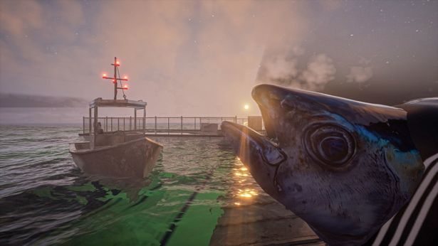 海に出て銛漁を行っていくシミュレーションゲーム「ウミガリ」