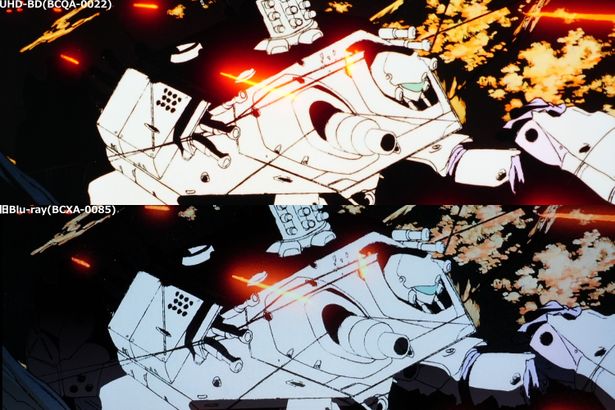 『機動警察パトレイバー the Movie』4K比較画像