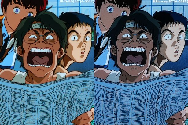 『機動警察パトレイバー the Movie』4K比較画像