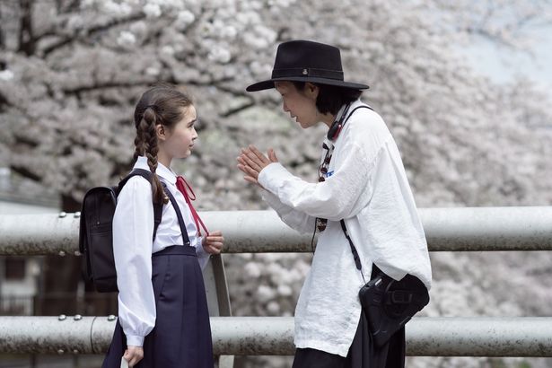 美亜を演じたゴーマン シャノン 眞陽と監督のHIKARI