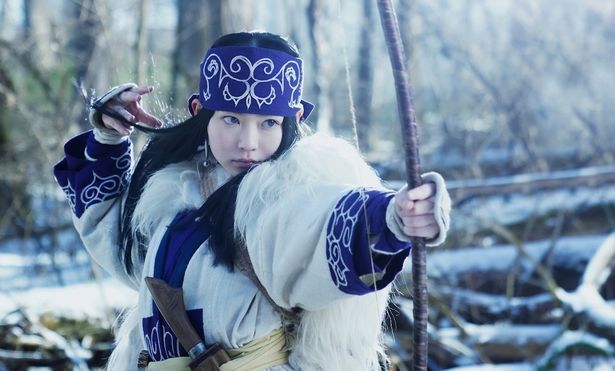 ヒロインのアシリパを演じる山田杏奈　※アシリパの「リ」は小文字が正式表記