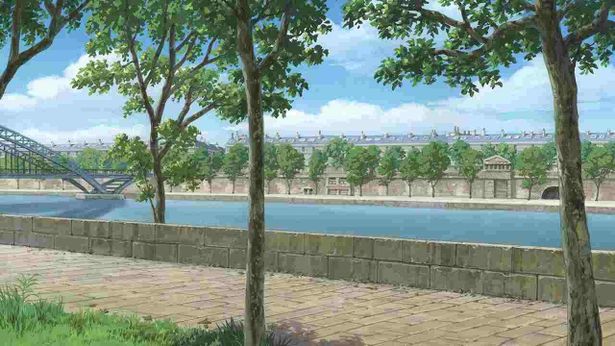 人々が行き交うセーヌ川のほとり