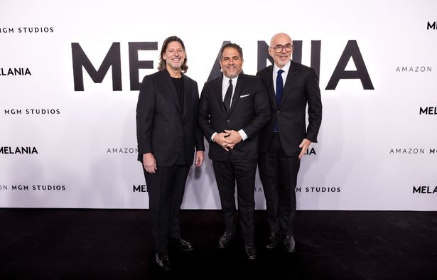 『メラニア』ワールドプレミアでのショット