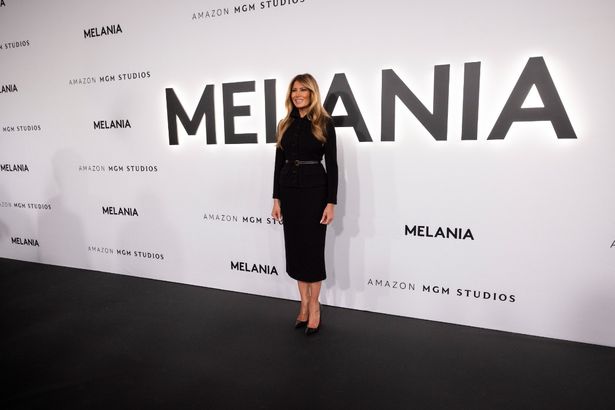 『メラニア』ワールドプレミアでのショット