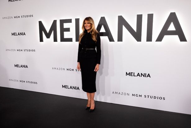 『メラニア』ワールドプレミアでのショット