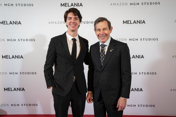 『メラニア』ワールドプレミアでのショット