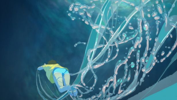 本予告映像冒頭のカオルが水中に飛び込むシーン