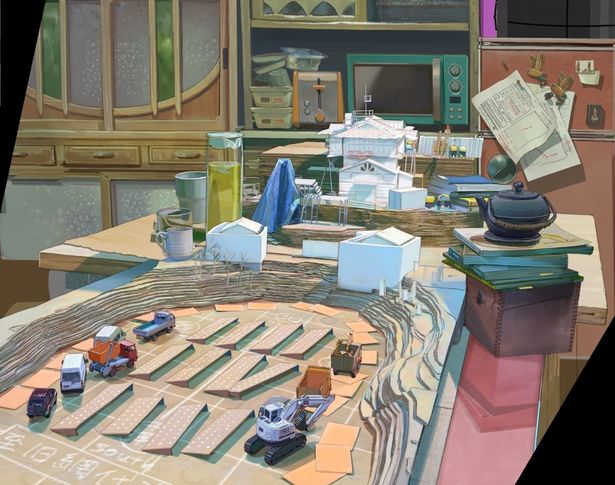 立ち退き前夜に幻の花火＜シュハリ＞を打ち上げるための作戦会議をストップモーションで表現