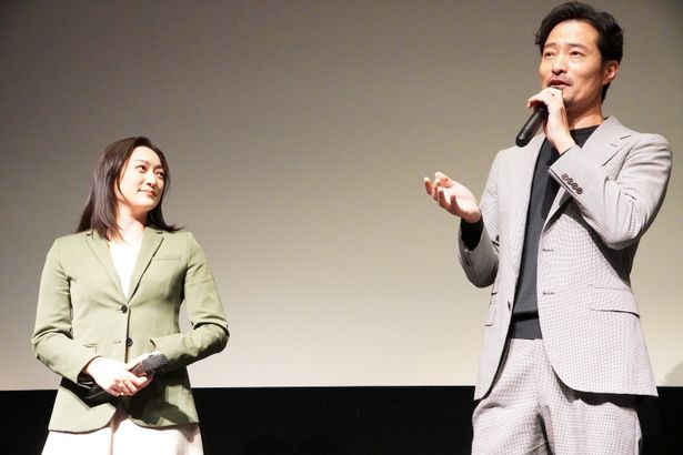 映画 『宣誓』完成披露舞台挨拶の様子