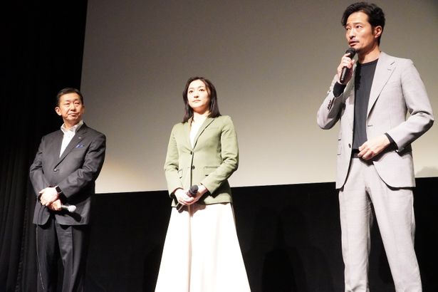 映画 『宣誓』完成披露舞台挨拶の様子