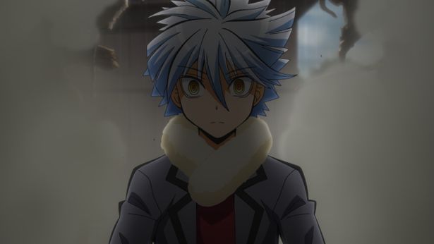 生物兵器として、律と同時期に開発された堀部糸成。殺せんせーと同様に触手を持っている(「暗殺教室」第1期)