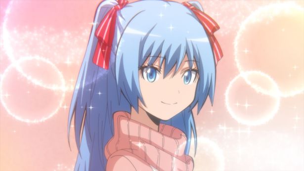 「居酒屋あずさ」で働く、渚にそっくりな女子小学生の蛍(『劇場版「暗殺教室」みんなの時間』)