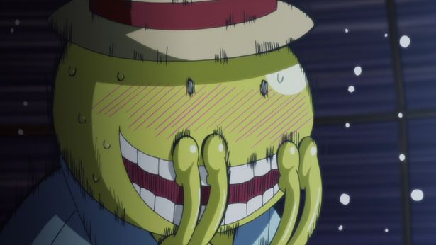 隙がないように見えて、実は恥ずかしい面も持っていたりする殺せんせー(「暗殺教室」第1期)