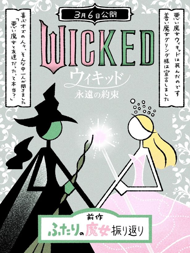 【写真を見る】これだけ見ればこれまでの「ウィキッド」がまるっとわかる！千助が手掛けた最終章鑑賞前にチェック必至な振り返りイラスト(1/7)