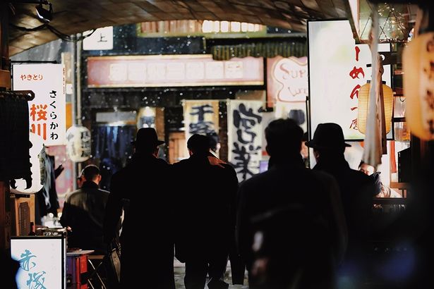 1980年代の銀座を再現したセット