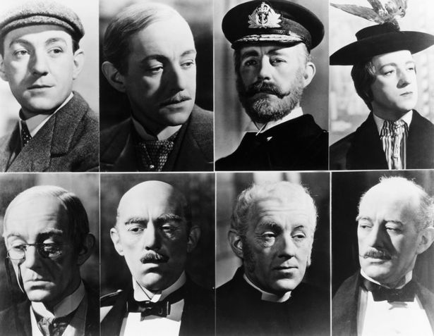 アレックス・ギネスが演じた役一覧(『カインド・ハート』)