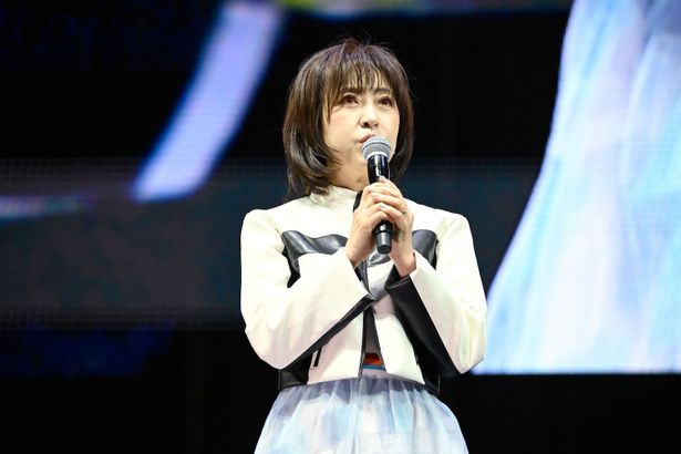 「OPENING of 30th ANNIVERSARY」に登壇した林原めぐみ