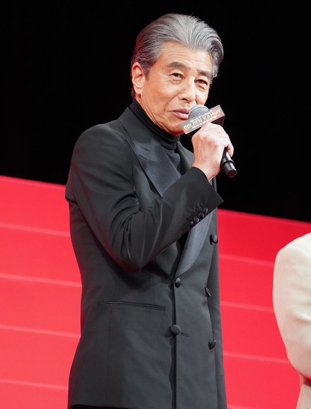 元新撰組・鬼の副長こと土方歳三役の舘ひろし